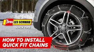 How to Install Quick-Fit Snow Chains - Les Schwab