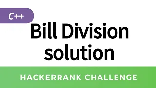 HackerRank C Algorithms Bill Division solution Implementation
