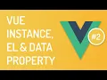 Vue Instance el data property in vuejs - Vuejs Tutorial for Beginners