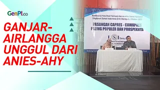 Survei Denny JA, Ganjar-Airlangga Ungguh Jauh dari Anies-AHY