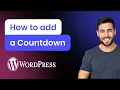 How to add a Countdown to WordPress