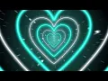 aesthetic one hour turquoise heart tunnel