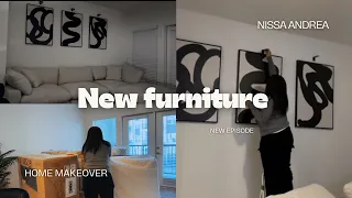 I GOT A NEW COUCH New Livingspaces 4 piece modular sectional The BEST Luxury Cloud couch dupe