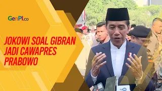 Gibran Rakabuming Jadi Cawapres Prabowo, Jokowi Bilang Begini