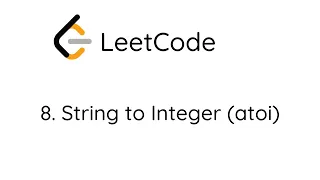 LeetCode 8 String to Integer atoi Python