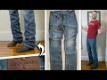 LOTS OF STACK Fisticuff Cody James Jeans with Cowboy Boots
