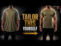 How to Tailor a T-Shirt to Fit you PERFECTLY