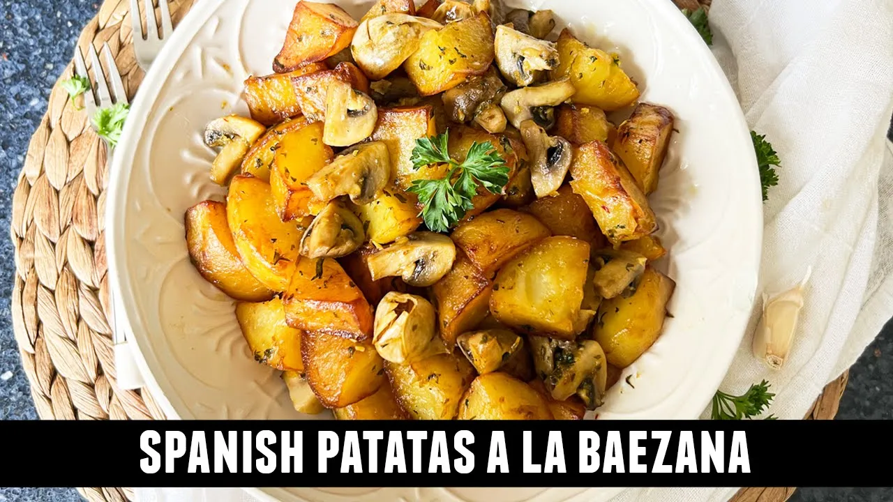 The BEST Garlic Potatoes of Your Life   Spanish Patatas a la Baezana