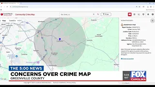 Greenville County crime map goes dark leaving residents without transparency tool