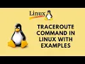 Linux Command Line Basics Tutorials - traceroute command in Linux with Examples