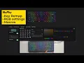 NUPHY IO TUTORIAL key remapping macros RGB lights shorcuts Nuphy mechanical keyboard