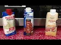 PREMIERE vs PURE vs EQUATE Protein Shakes drinks drinking Bebidas Getranke