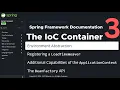 Part 3 Spring Framework Doc - The IoC Container Environment Abstraction