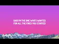 Alex Warren - Burning Down (Lyrics)