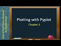 Plotting with Pyplot-line chart