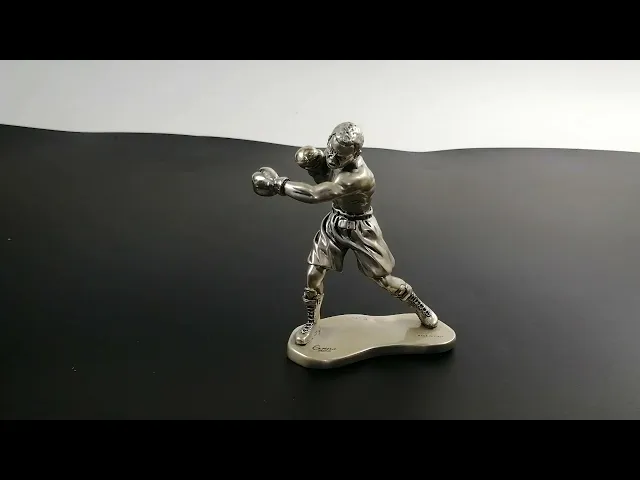 Видео-обзор Статуэтка 'Боксер на ринге' с посеребрением