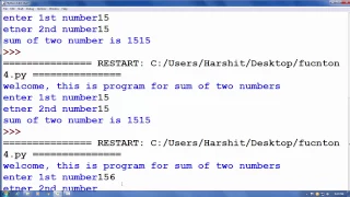 Python tutorial in Hindi 16 Procedure