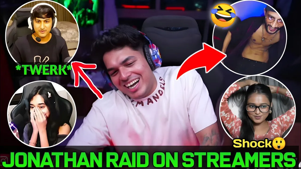 *JONNY RAID ON SAHIL JOSHI AND OTHERS POPULAR STREAMERS* 😱|| Crazy Reactions 🤣😂