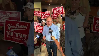 Tom Tiffany targets David Crowley in first stop after GOP nod