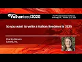 Vulkanised 2025 So You Want to Write a Vulkan Renderer in 2025 - Charles Giessen