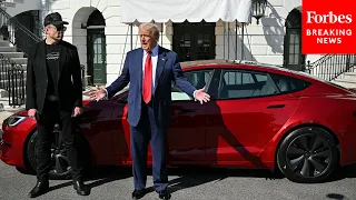 BREAKING NEWS: Trump, Elon Musk Speak To Reporters As POTUS Decides Which Tesla To Buy