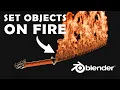 Set any Object on FIRE in Blender 4 0 Tutorial