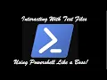 HOW TO USE POWERSHELL FOR WORKING WITH TEXT FILES WINDOWS 11 10 8 1 8 7