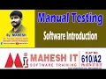Testing Tools Tutorials Manual Testing Software Introduction Class - 3 by Mahesh sir