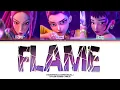 Lagu [AI ORIGINAL SONG] 'FLAME' By (HUNTRIX/헌트릭스) Color Coded Lyrics