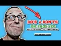On Page SEO Do s and Don ts For Local SEO