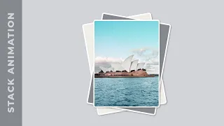 CSS Image Stack Animation on hover CSS Animation