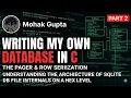 Building a Database in C Part 2 The Pager Understanding of the architecture and db internals