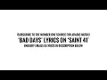 WEGZ - BAD DAYS (LYRICS) | ويجز - باد دايز (كلمات) [AQAREB ALBUM]