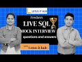 SQL interview Questions and Answers Frequently asked SQL interview questions Sql Mock Interview