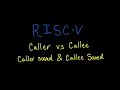 RISC-V Caller and Callee Functions - Caller Saved Callee Saved Registers