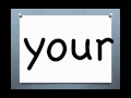 100 sight word flash