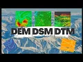 DEM DSM DTM