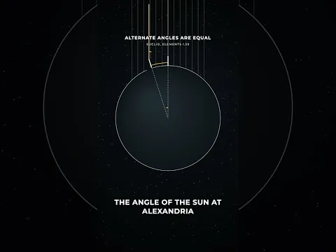 A Shaft of Sunlight and a Geometric Masterpiece