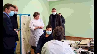 Александр Бурков находится с рабочим визитом на севере Омской области