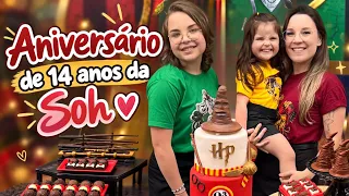 Vem acompanhar os preparativos Festa Harry Potter | #SohFez14 🥳