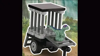 LEGO 122502 Instructions | Jurassic World | Baby Raptor in a Transport Cage | Magazine Gift