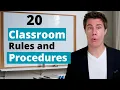 20 Classroom Rules and Procedures every Teachers should know
