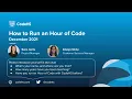 CodeHS Webinar How to Run an Hour of Code 2021
