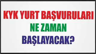 KYK YURT BAŞVURUSU NASIL YAPILIR?. 