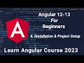 Class 2 Installation Project Setup Angular Tutorial For Beginners in Hindi 2023