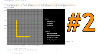 Java Snake game Tutorial - Advance Gameloop