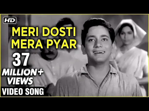 Download MP3 Meri Dosti Mera Pyar Video Song | Dosti | Mohammad Rafi Hit Songs | Laxmikant Pyarelal