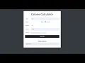 Calorie Calculator In JavaScript With Source Code Source Code Projects