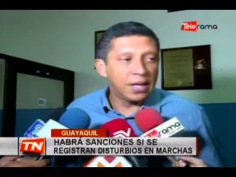 Habrá sanciones si se registran disturbios en marchas