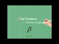 Beta functions